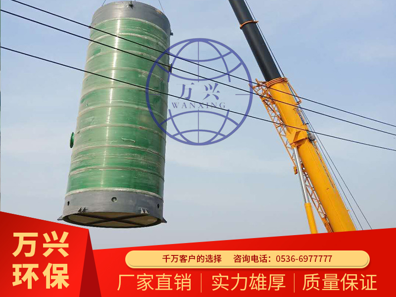 浙江客戶一(yī)體化泵站安裝現場