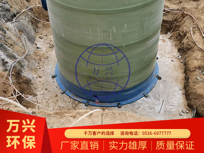 江蘇一(yī)體化泵站安裝現場