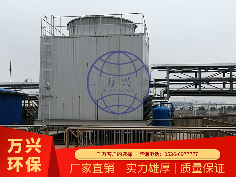 陝西(xī)玻璃鋼冷(lěng)卻塔安裝完畢