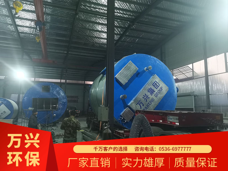 加班完成一(yī)體化泵站
